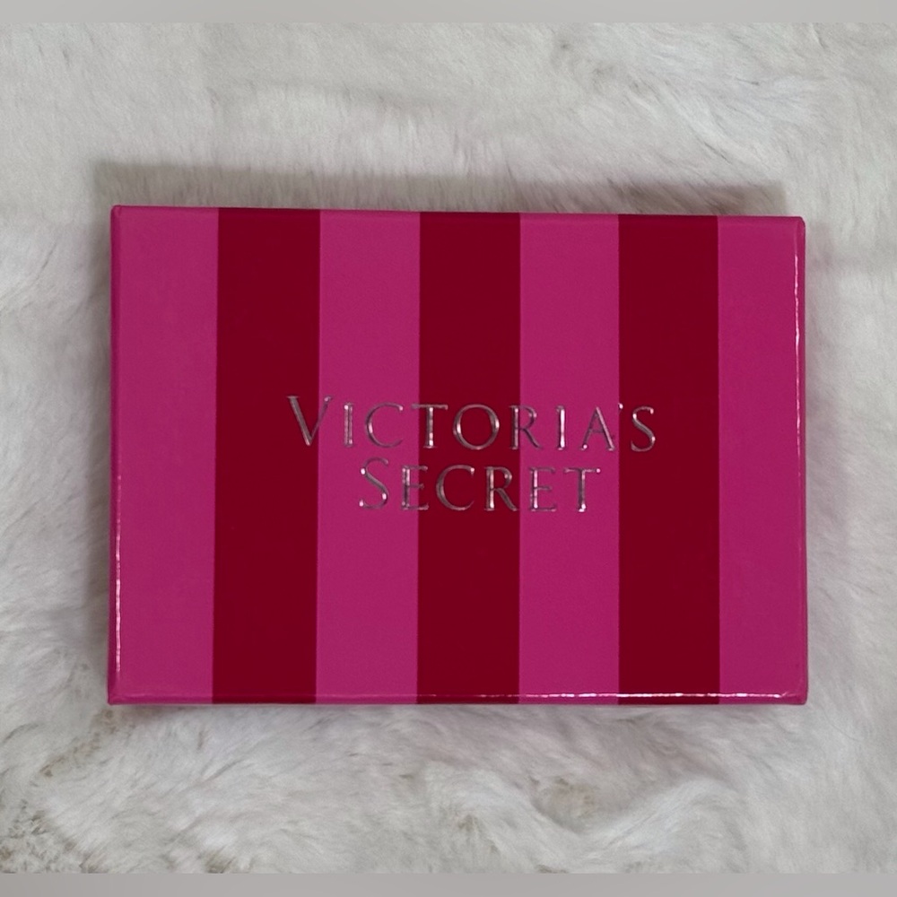 Victoria's Secret Pink Striped Gift Card Box